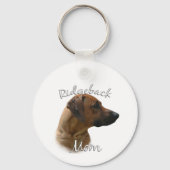 Porte-clés Rhodesian Ridgeback Maman 2 (Recto)