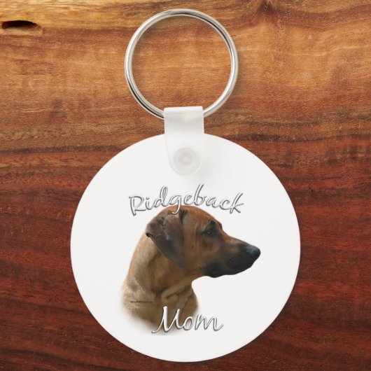 Porte-clés Rhodesian Ridgeback Maman 2 (Verso)
