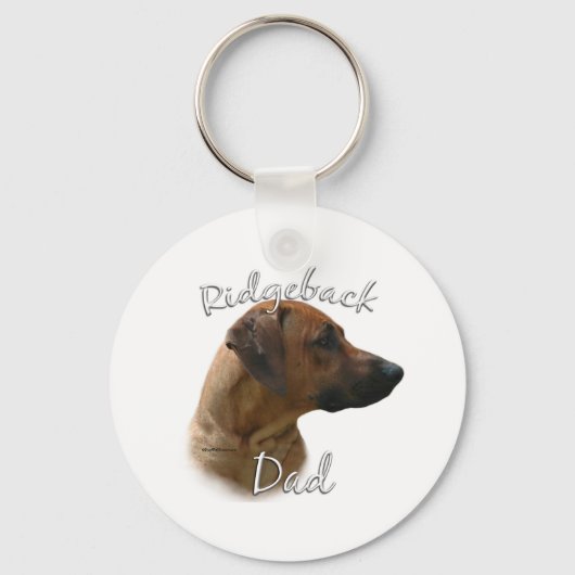 Porte-clés Rhodesian Ridgeback Papa 2 (Recto)