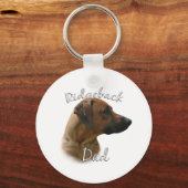 Porte-clés Rhodesian Ridgeback Papa 2 (Recto)