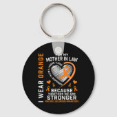 Porte-clés Ribbon Ms Mère En Droit Sclérose En Plaque (Recto)