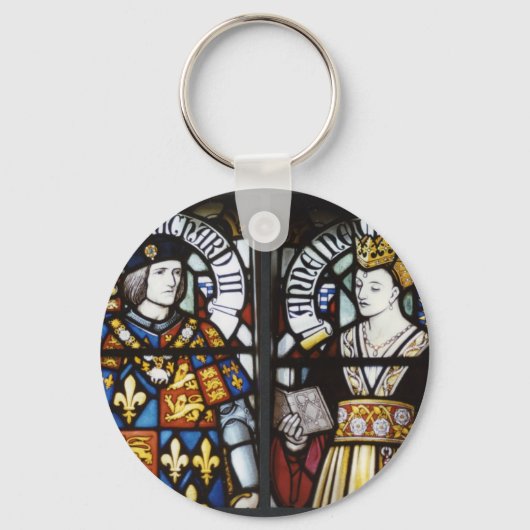 PORTE-CLÉS RICHARD III ET REINE ANNE D'ANGLETERRE (Recto)