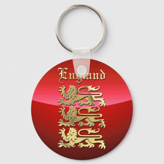 Porte-clés Richard, le bouclier royal d'Angleterre du coeur d (Recto)