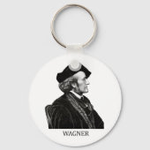 Porte-clés Richard Wagner, noir (Recto)