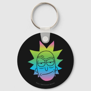 Porte-clés RICK ET MORTY™  motif Rainbow Rick Head