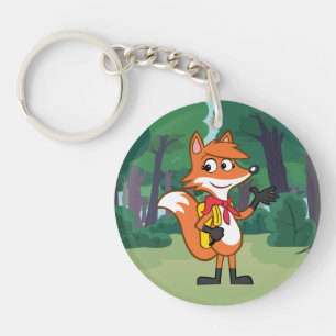 Porte-clés Rick Rick Scarlett Fox Waving