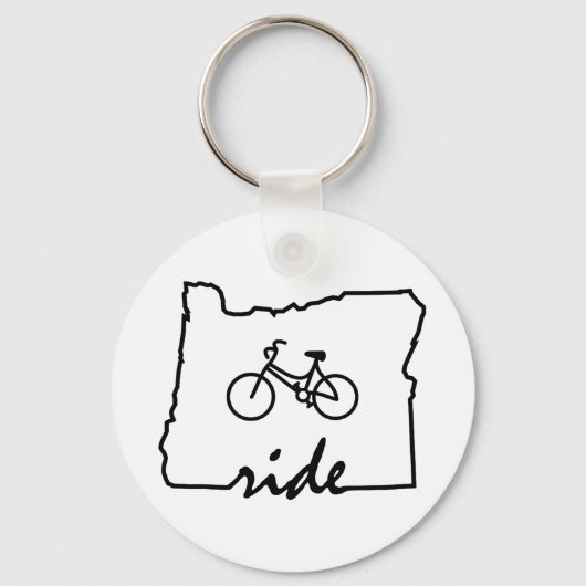Porte-clés Ride Oregon (Cyclisme) (Recto)