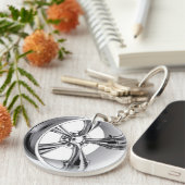 Porte-clés rideau (Devant Droit)