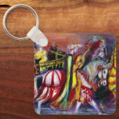 Porte-clés RIDERS DANS le détail de la nuit (Recto)