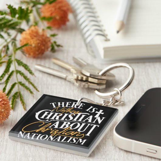 PORTE-CLÉS RIEN DE CHRÉTIEN À CE SUJET (Devant Droit)