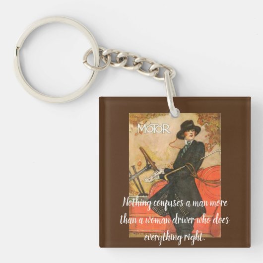 Porte-clés "Rien ne confond plus un homme..." (Devant)