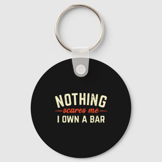 Porte-clés Rien ne m'est plus cher que mon bar, cadeau drôle (Recto)