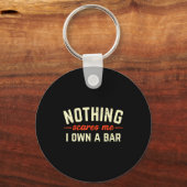 Porte-clés Rien ne m'est plus cher que mon bar, cadeau drôle (Recto)
