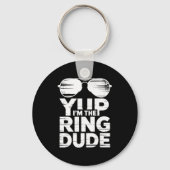 Porte-clés Ring Security Wedding Party Funny Ring Bearer  (Recto)
