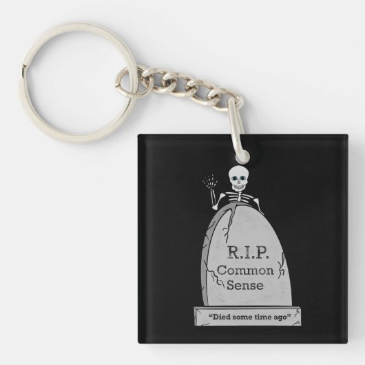 Porte-clés RIP Mort de Bon Sens (Devant)
