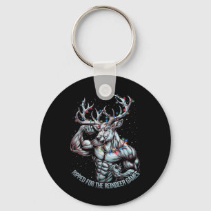 Porte-clés Ripped For The Games Drôle Christmas Gym Workout R