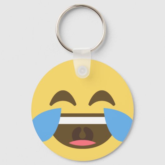 Porte-clés Rire d'Emoji (Recto)
