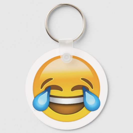 Porte-clés Rire haut Porte - clé Emoji (Recto)