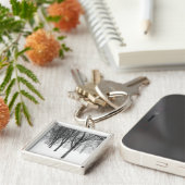 Porte-clés ris I side with trees (Côté)