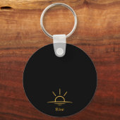 Porte-clés Rise — Minimalist Sunrise (Verso)