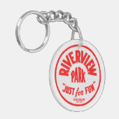 Porte-clés Riverview Amusement Park, Chicago, Illinois (Devant gauche)