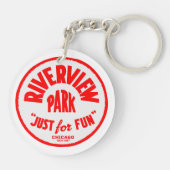 Porte-clés Riverview Amusement Park, Chicago, Illinois (Dos)