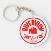 Porte-clés Riverview Amusement Park, Chicago, Illinois (Devant)