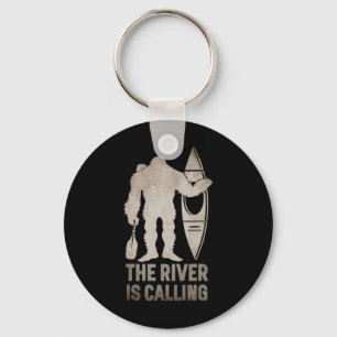 Porte-clés Rivière Bigfoot Kayak Sasquatch Camping Cadeau Can