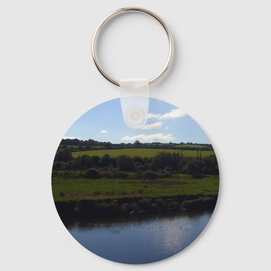 Porte-clés Rivière Cornish et campagne (Recto)