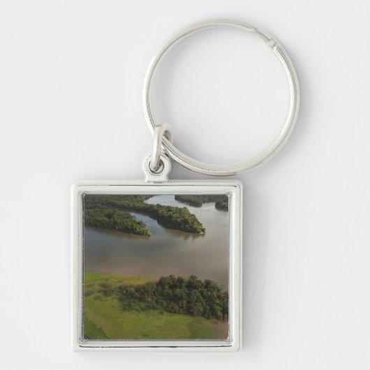 Porte-clés Rivière Essequibo, plus long fleuve de Guyane, et (Devant)