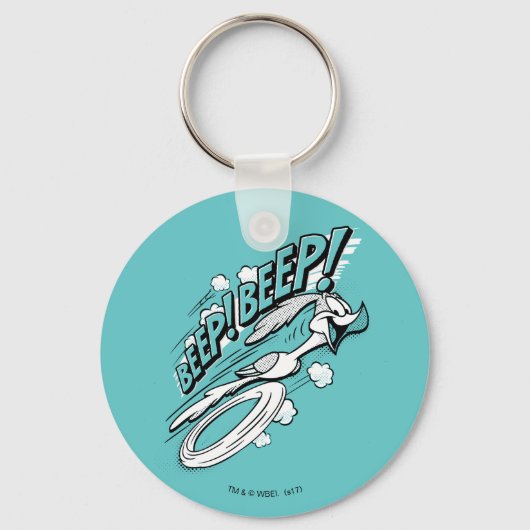 Porte-clés ROAD RUNNER™ BEEP BEEP!™ Halftone (Recto)
