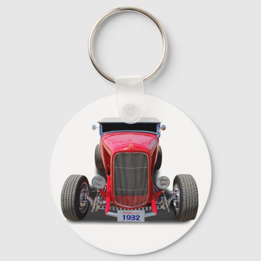 Porte-clés Roadster rouge 1932 (Recto)