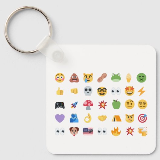 Porte-clés Roaring Kitty 35 Timeline Emoji GME MOASS DFV mème (Recto)