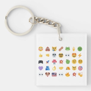 Porte-clés Roaring Kitty 35 Timeline Emoji GME MOASS DFV mème