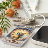 Porte-clés Robby the Winged Timekeeper – Wings of Time Series (Devant droit)