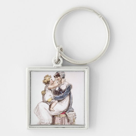 Porte-clés Robe de matin, plat de mode du Repo d'Ackermann (Devant)