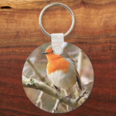 Porte-clés Robin d'hiver Redsein (Recto)