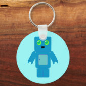 Porte-clés Robot bleu (Recto)