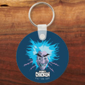 Porte-clés Robot chicken Scientist Head Graphic (Recto)