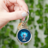 Porte-clés Robot chicken Scientist Head Graphic (main)