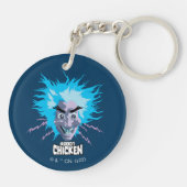Porte-clés Robot chicken Scientist Head Graphic (Dos)
