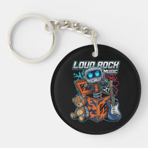 Porte-clés Robot de musique rock bruyant