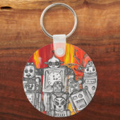 Porte-clés robots 7 Cercle clé (Recto)