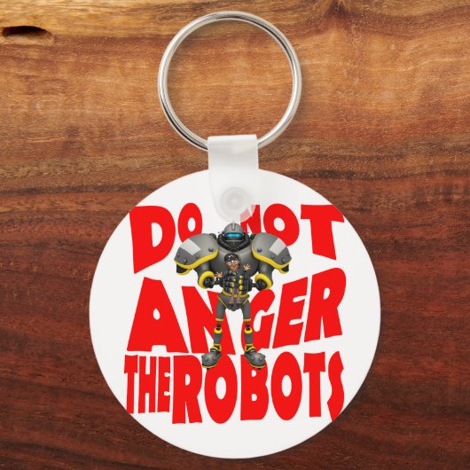 Porte-clés Robots de colère (Recto)