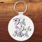 Porte-clés Roche de filles de geek (Recto)