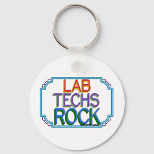 Porte-clés Roche de technologies de laboratoire