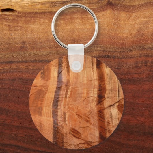 Porte-clés Roche striée de double arc Alcove II à Sion (Recto)