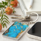 Porte-clés Roche Turquoise 1 (Devant droit)