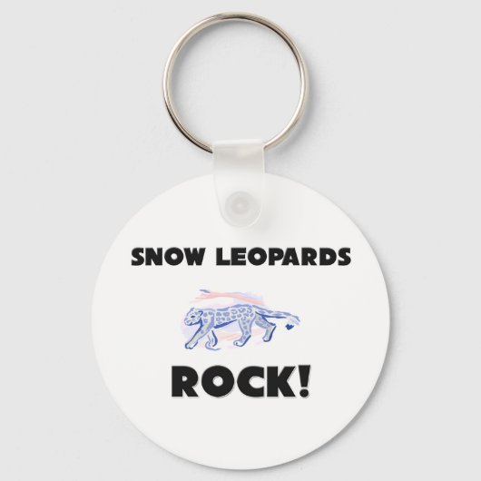 Porte-clés Rocher des léopards des neiges (Recto)