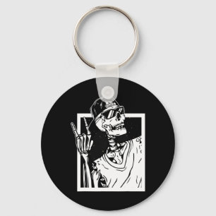 Porte-clés Rocher Skeleton main Halloween Costume Funny Rocke